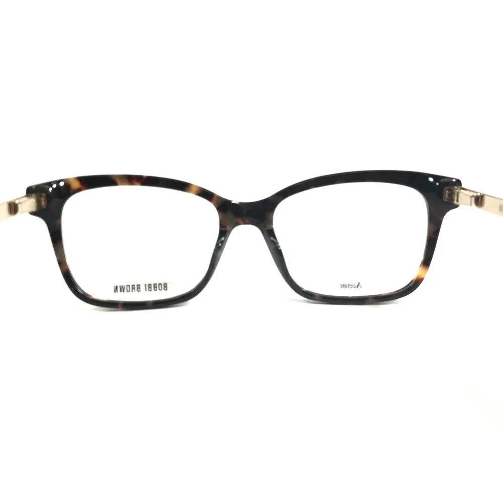 Bobbi Brown Eyeglasses Frames THE CHARLIE 1QA Tortoise Gold Thick Rim 51-17-140